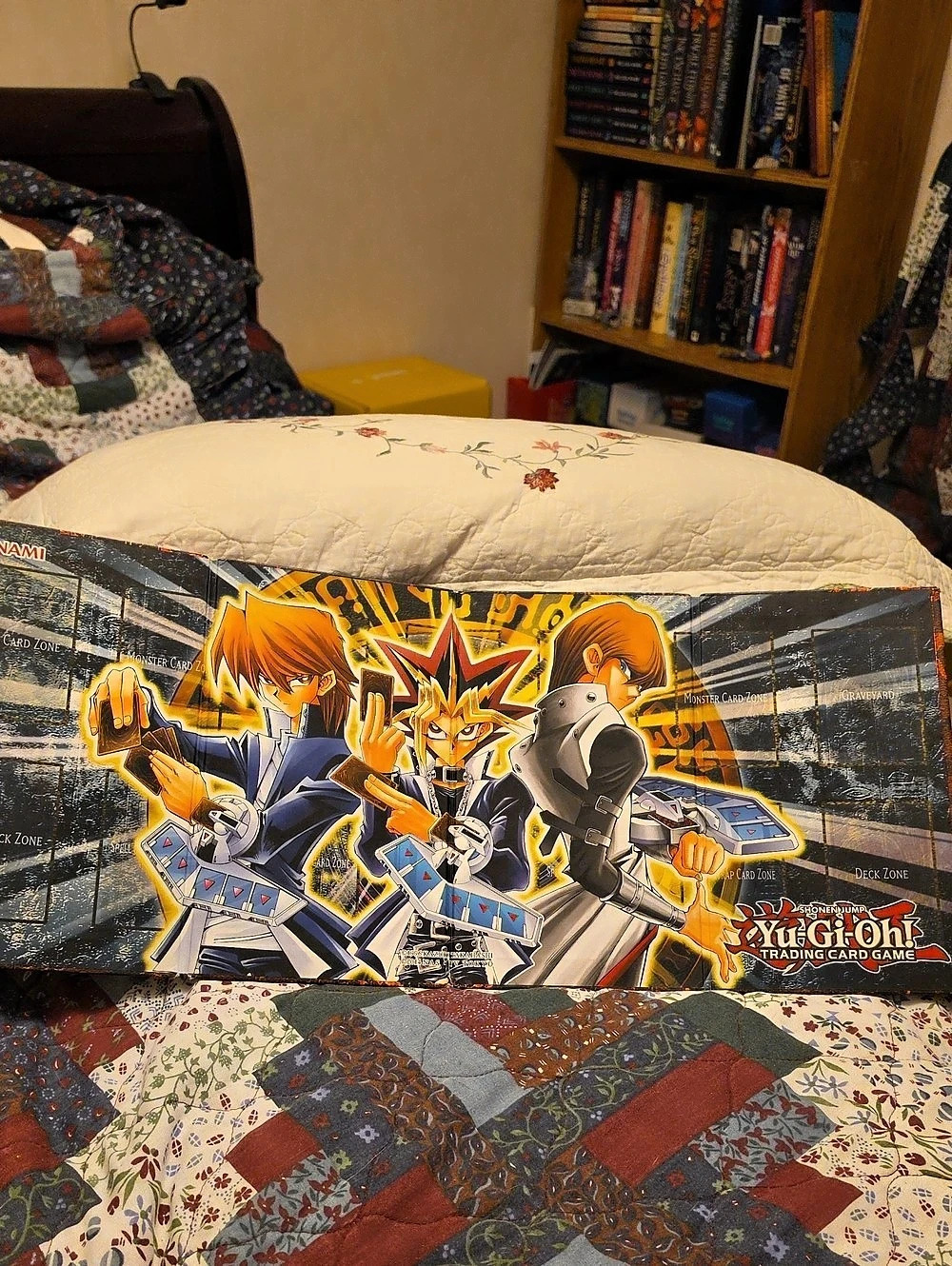 Yu-Gi-Oh! Trading Card Hard Playmat Black & Orange